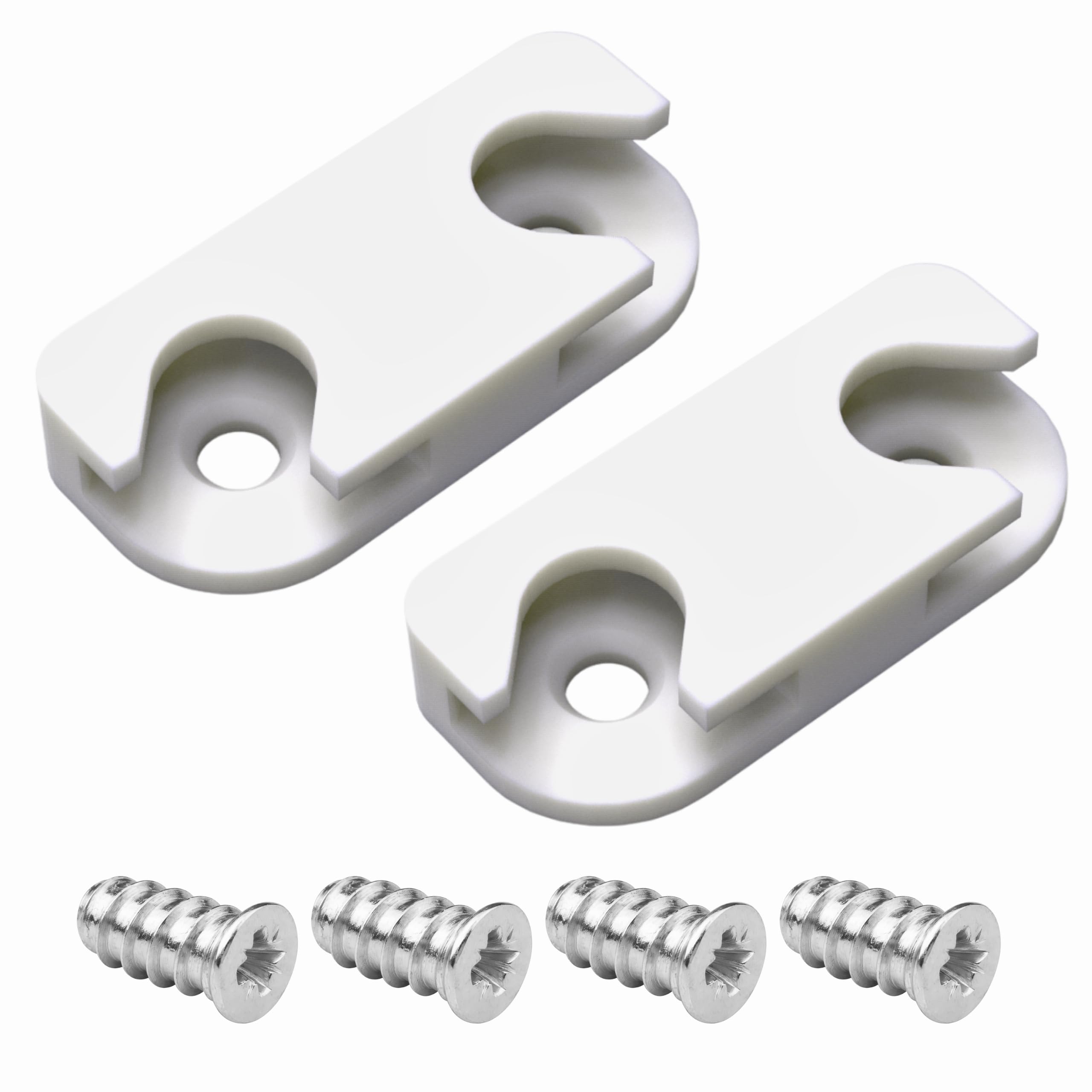 2 bisagras reforzadas compatibles con Ikea Bissa STÄLL HEMNES GREVBÄCK – Extra resistentes – Repuesto para pieza IKEA N.º 110364/116713 – para zapatero, zapatero y puerta de armario +