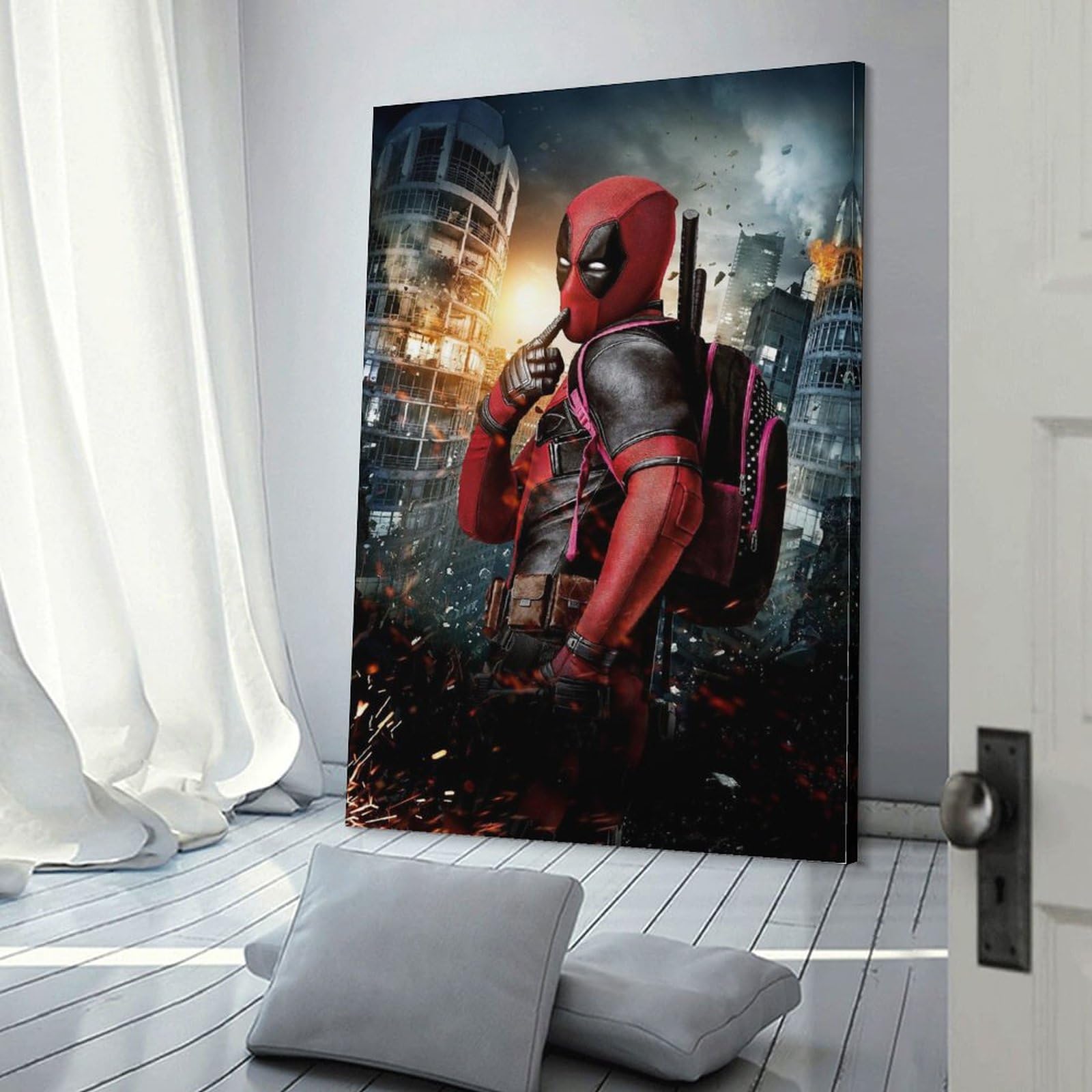 marvel デッドプール　マーベル展　アートボード　絵画　アートパネル Amazon.co.jp: デッドプール ポスター アートパネル キャンバス