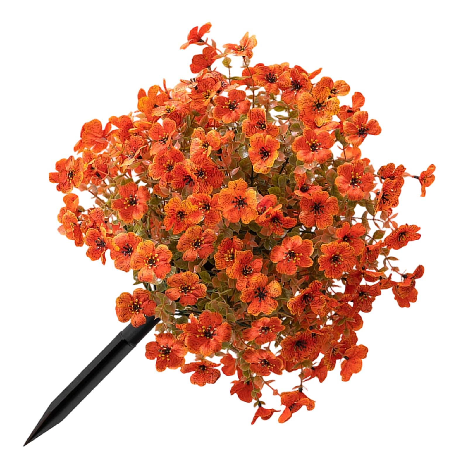 NVOQILIN Realistic Flower Stake Outdoor Artificial Plant with Ground Stake for Garden Patio Yard Front Porch Indoor Decoration Fraudulent Outdoor Flower Decoration