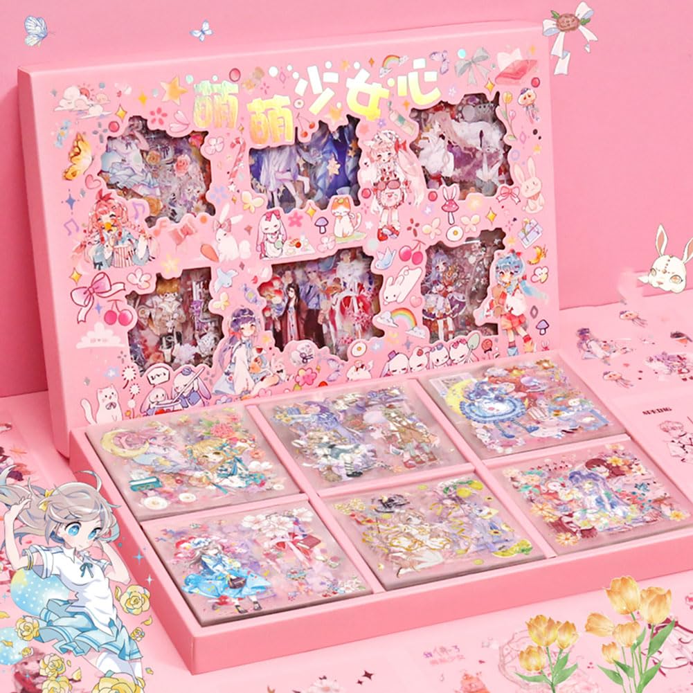 Amazon.co.jp: 手帳シール かわいい 姫様 少女 お花など ノート