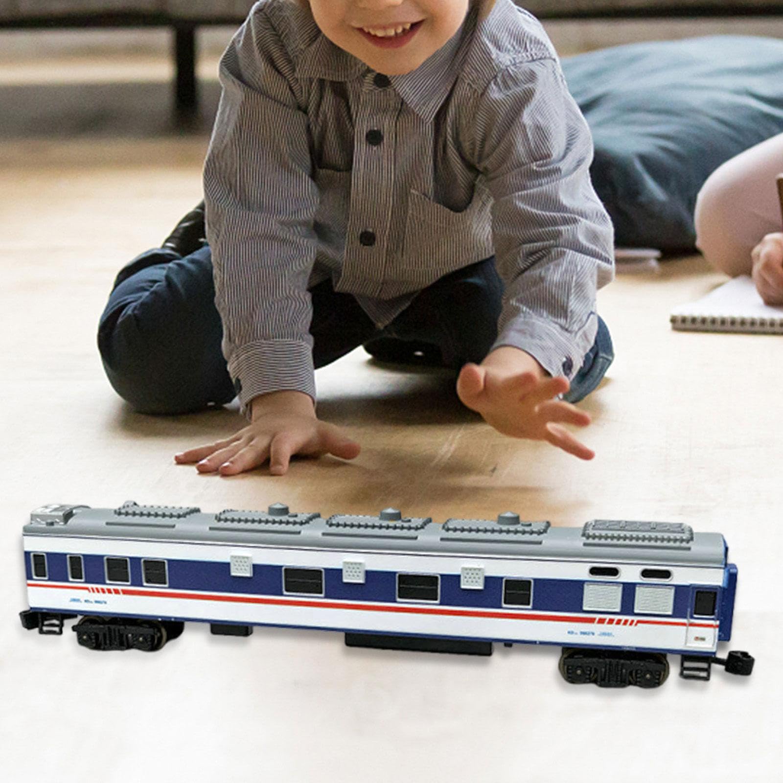 predolo Modèle réduit de train KD25G, réaliste et classique, accessoire de collection pour les passionnés de trains, Bleu