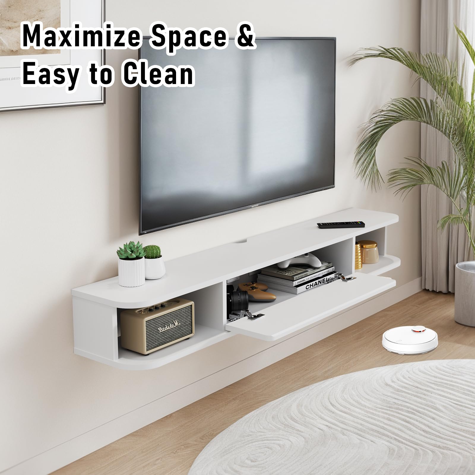 Mueble Tv Flotante Pared Mueble De TV Flotante, Mueble De TV Colgante,  Mueble De Pared Para TV De Pared, Estante Gabinete Flotante Para Tv, image size:1600x1600