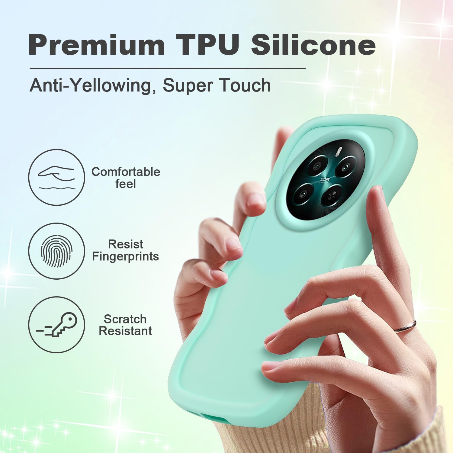 XINYEXIN Silicone Cover for Realme 12 Plus 5G