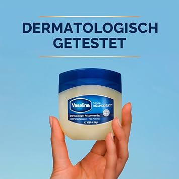 Vaseline Original Protecting Jelly with Petroleum Jelly for Damaged and Dry Skin Dermatologically Tested 100 ml Pack of 1