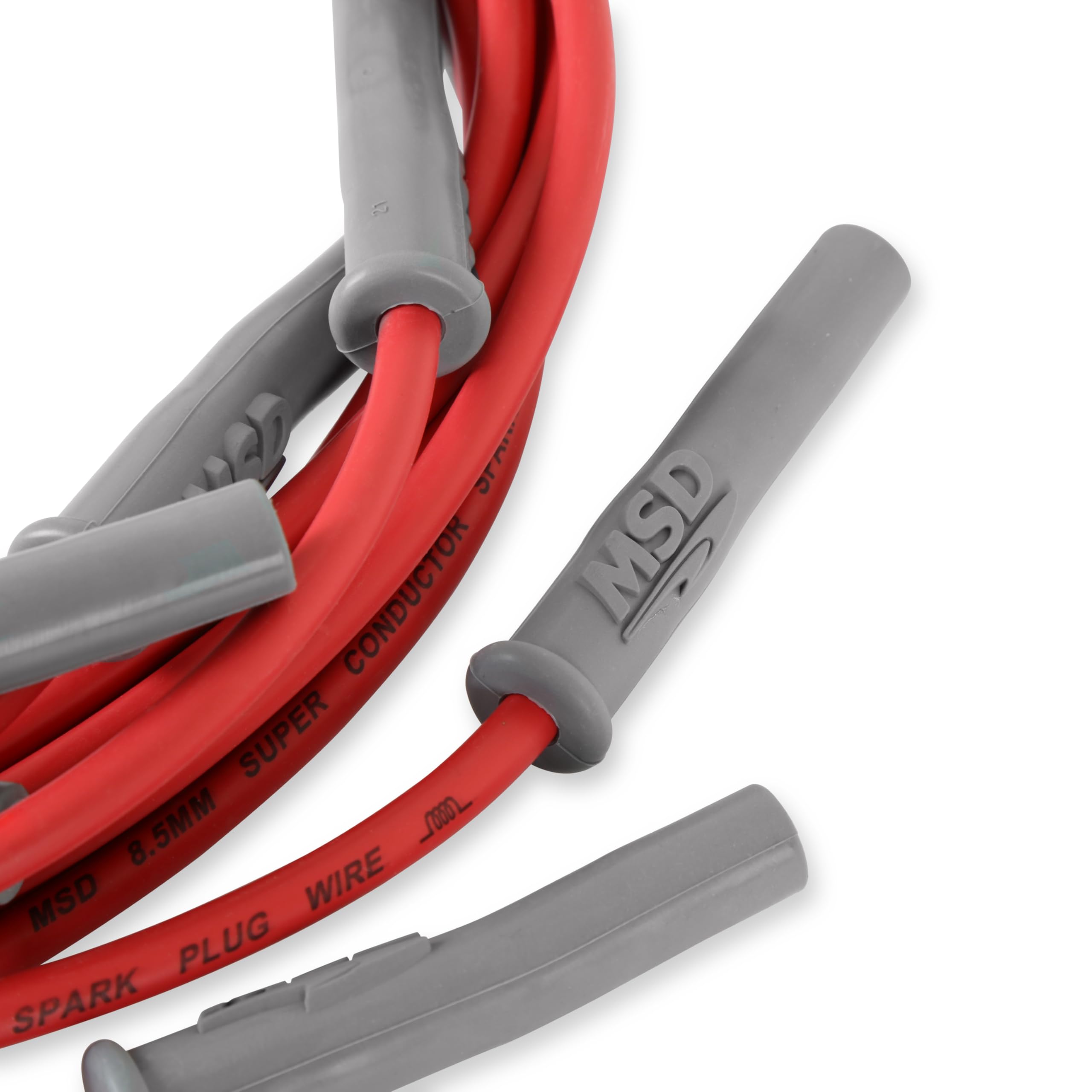 Amazon.com: MSD 32739 Super Conductor Spark Plug Wire Set, Red
