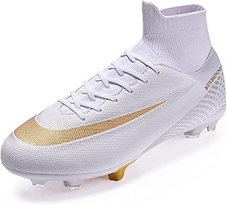 Chuteiras de futebol masculinas Chuteiras de futebol profissional Spikes Chuteiras de competição de futebol para meninos Tênis de treinamento com cadarço
