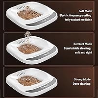 Vista 2 de Bañera Sitz para hemorroides para hemorroides, para posparto femenino, para asiento de inodoro, boquilla doble, lavabo de baño a tope