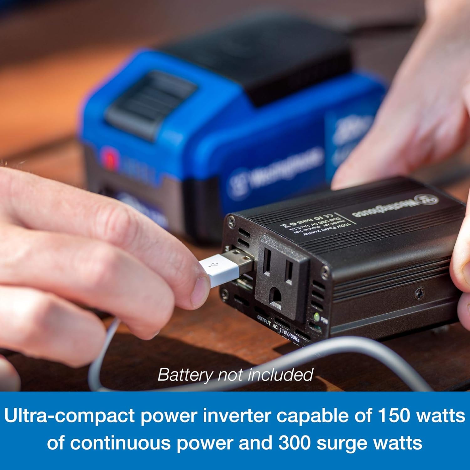 Westinghouse 20V Cordless Power Inverter with Dual USB Ports