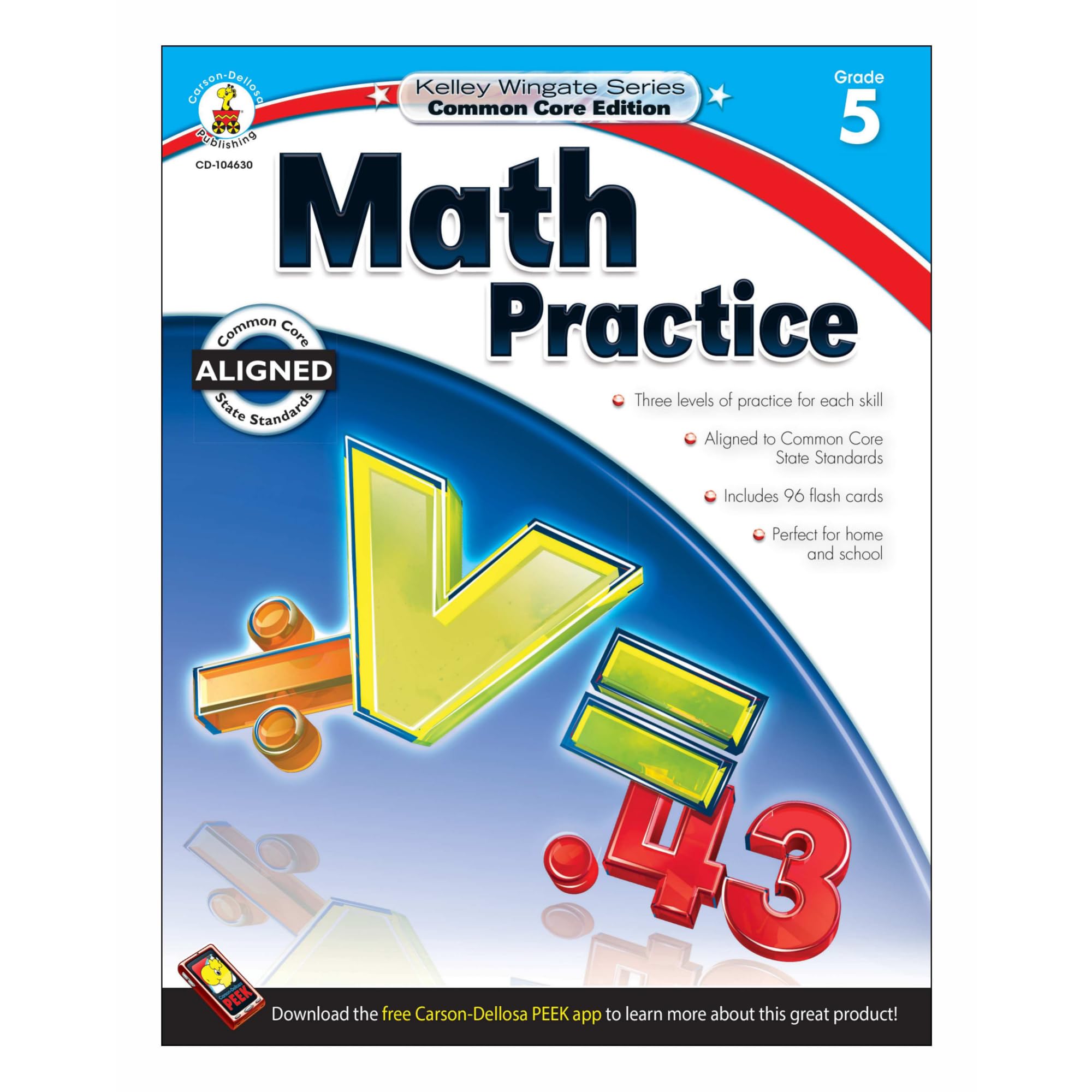 Math Practice, Grade 5 (Kelley Wingate)
