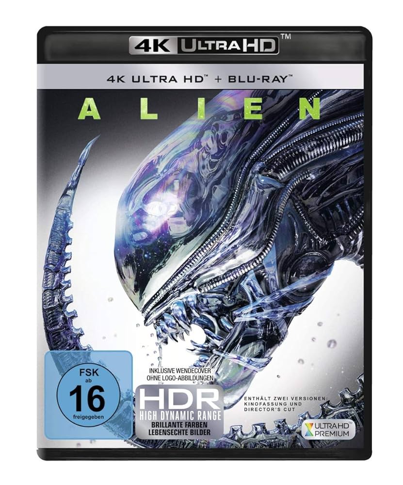 Amazon.com: Alien 40th (4K Ultra HD) (+ Blu-Ray 2D) [Import