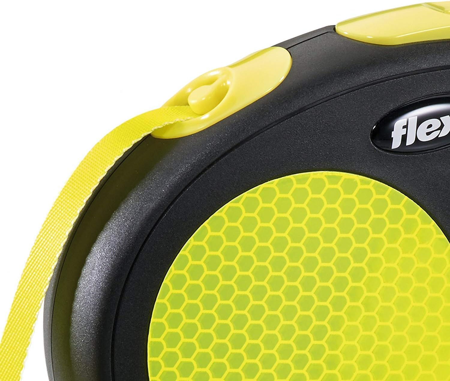 FLEXI New Retractable Lead, Medium, 5 M, Black/Neon