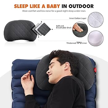 Amazon.com: Hikenture Camping Pillow with Removable Cover