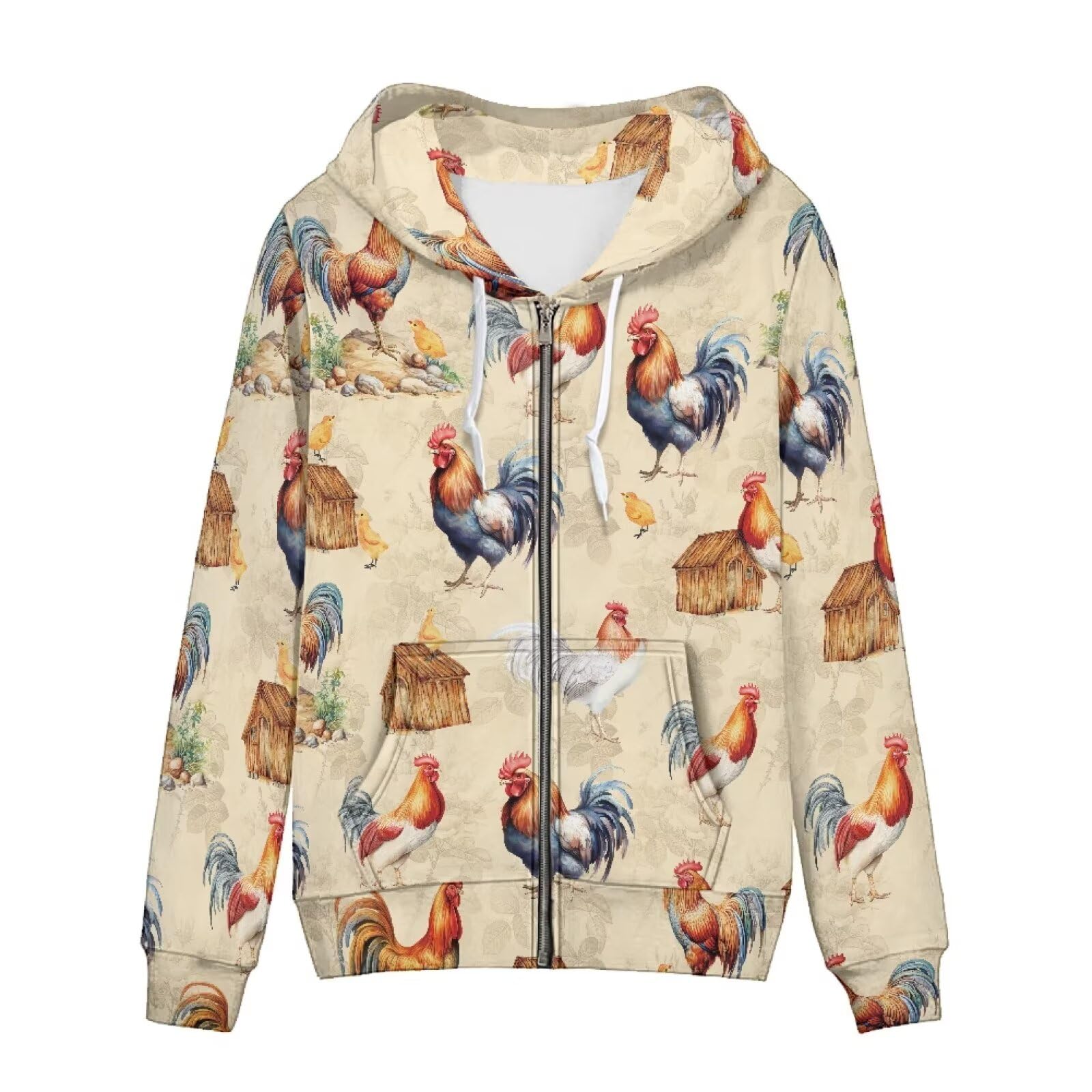 Tongluoye Womens Hoodies Zip Up Lightweight Long Sleeve Thin Hooded Sweathsirt Trendy Jacket