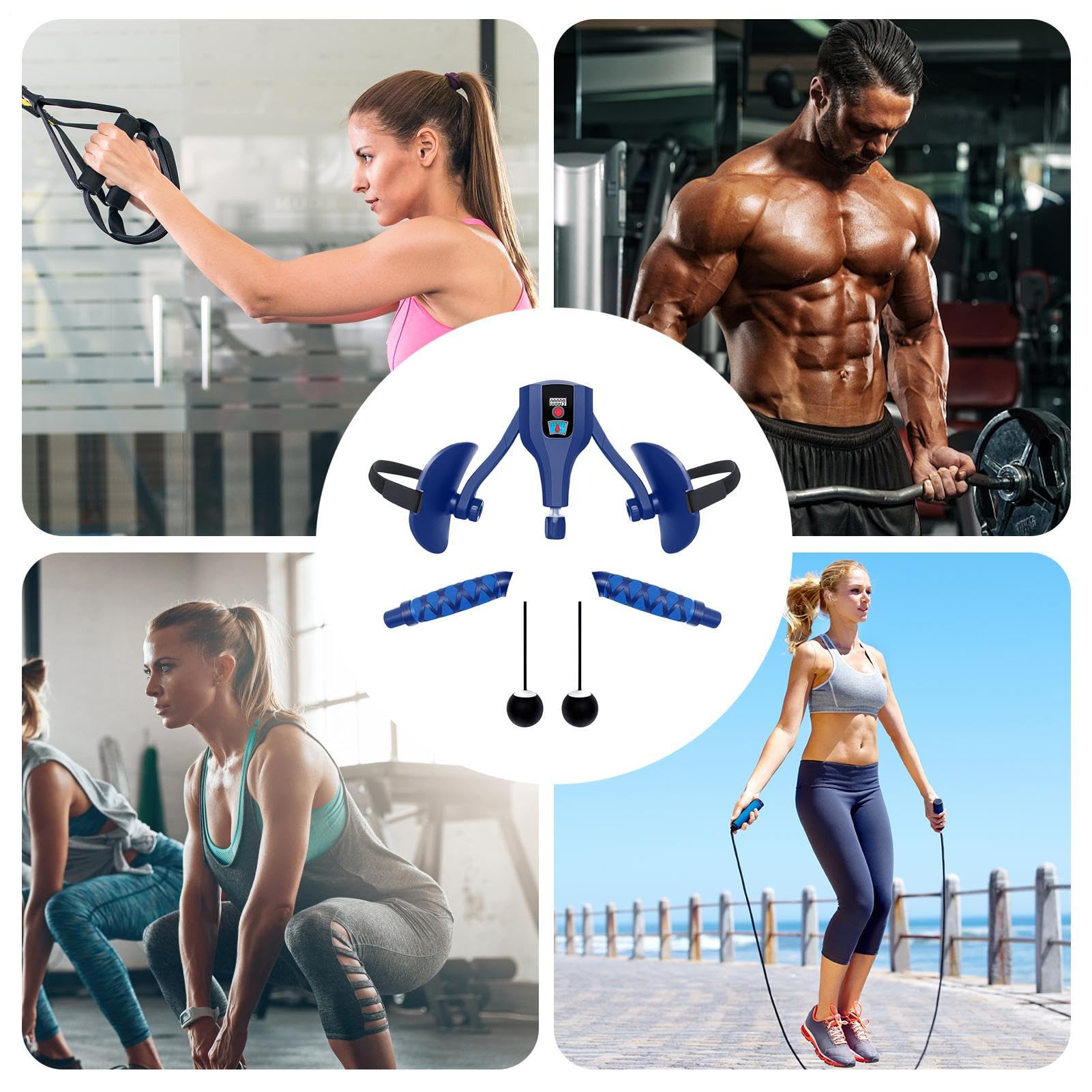Ćwiczenia wewnętrzne ud, urządzenie do wzmacniania dna miednicy | Wielofunkcyjny przyrząd do ćwiczenia dna miednicy - sprzęt do ćwiczeń dla trenera bioder w zestawie