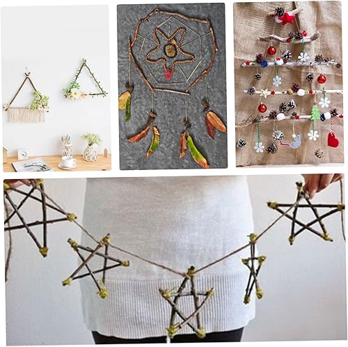 Miniatura 4 de Rama de madera flotante, 50 unidades de madera natural de 11.8 pulgadas, palos de madera flotante sin terminar, para manualidades, piezas de madera