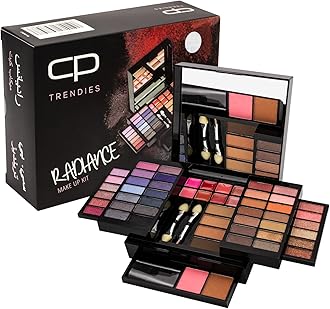 Radiance Makeup Kit for Ladies & Girls | 90 Piece Perfect Makeup Gift Set for Women with 28 Eyeshadow Palette, Lip Colors, Eyebrow Tints, Blush and a Mirror