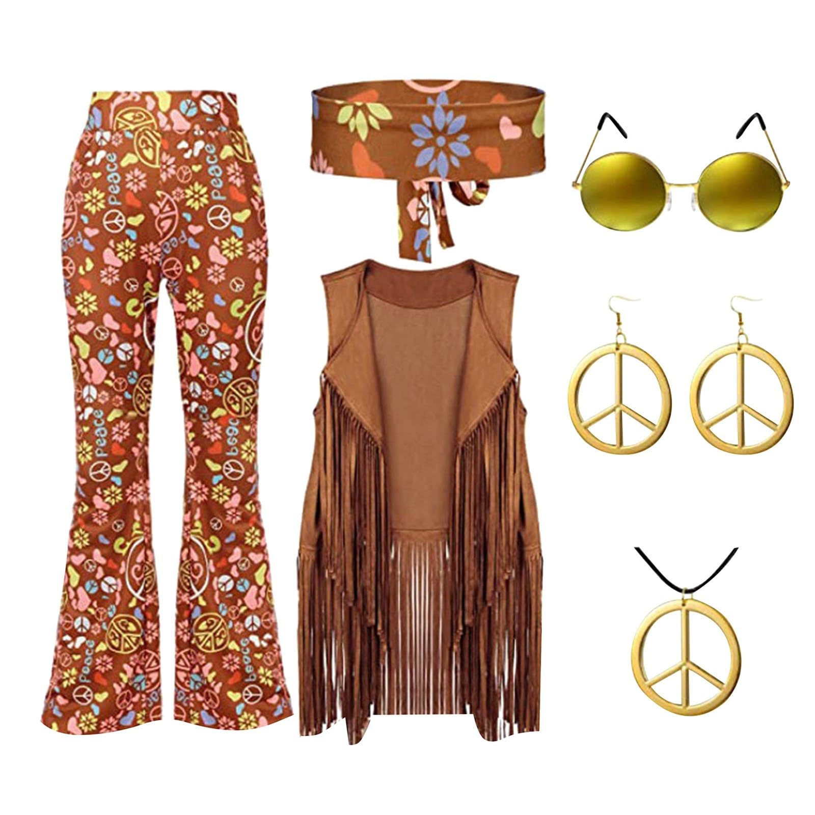 Vêtements hippie tendance pour carnaval et déguisement femme retro - 4