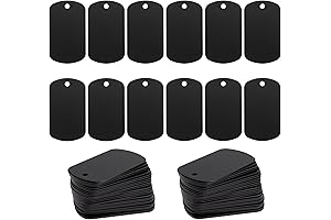 StayMax Anodized Aluminum Blanks, Ideal for Engraving and Jewelry Making