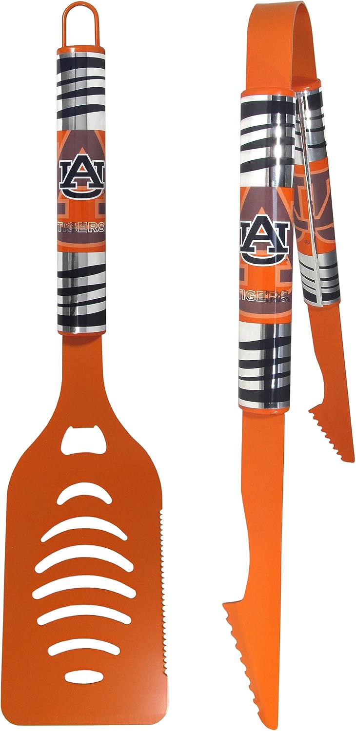 Siskiyou Sports NCAA Auburn Tigers 2 pc Color Tailgate BBQ Set Team Colors, One Size