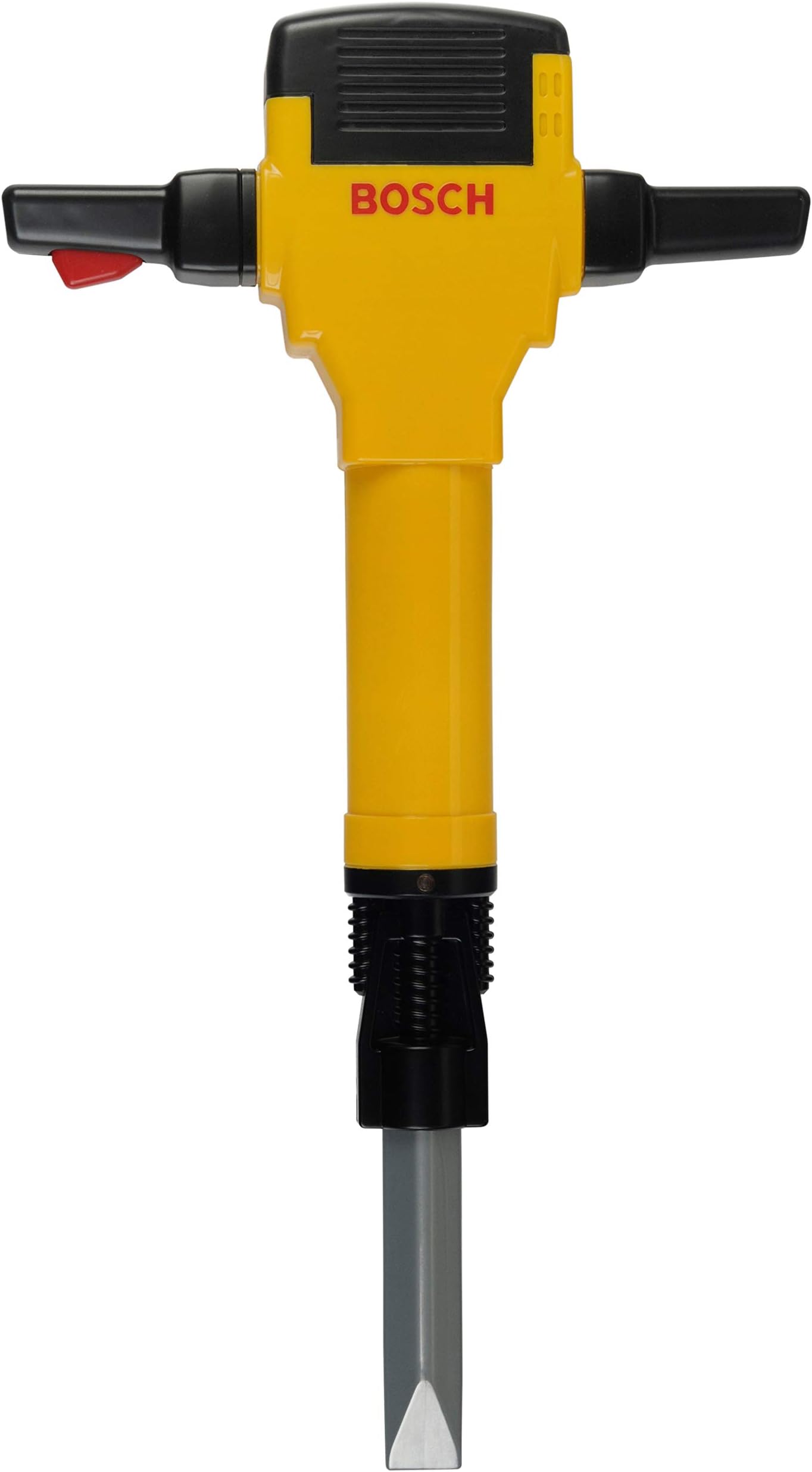Theo Klein 8405 Bosch Breaker Hammer I Battery-powered up-and-down motion of drill bit I With motor sound and flashing light I Dimensions: 28 cm x 7 cm x 50 cm I Toy for children aged 3 years and up