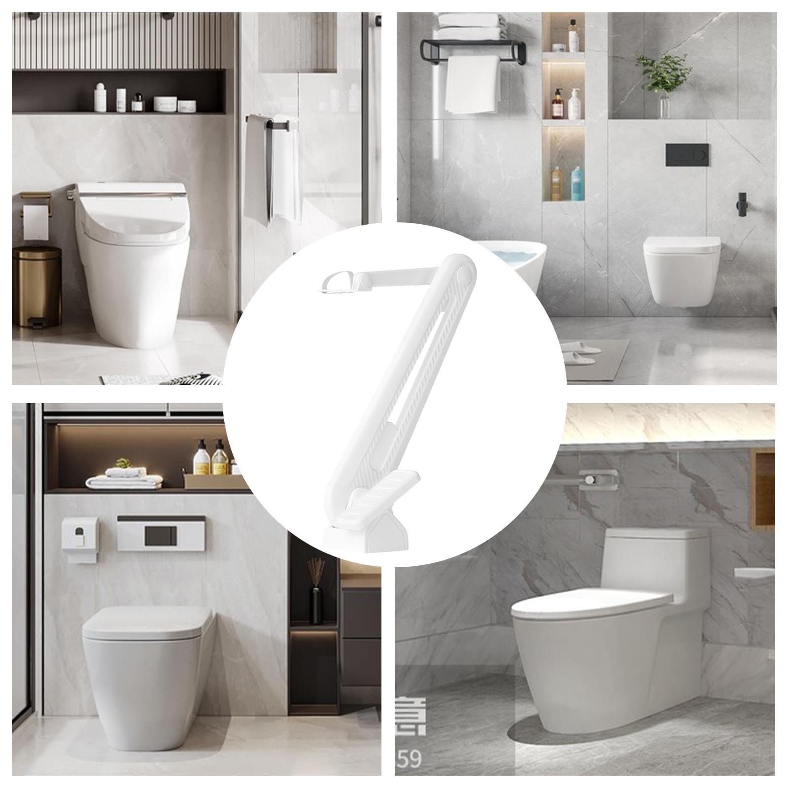 Copriwater sollevabile, evidenziatore per bagno, per casa, spazi pubblici, ristoranti e hotel, facile da usare, con installazione semplice