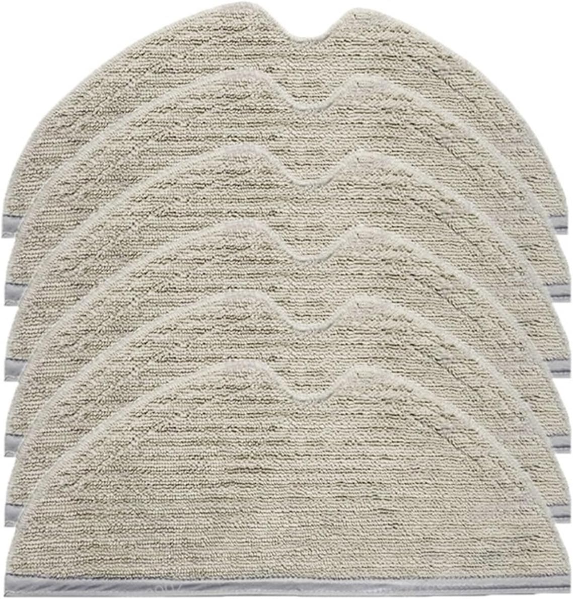 Full Cover Mop Design, Wet Dry Mop Cloth, Rags Parts Compatible with XMI Robot Vacuum Cleaner, Mijia 1C STYTJ01ZHM Dreame F9 Mop, Replacement Parts(Full Cover Mop 6pcs)