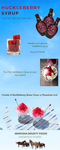 Vista 7 de Montana Chokecherry - Ingredientes para el desayuno de jarabe de 11 onzas, fruta real cultivada y recogida a mano en la naturaleza de Bounty Foods