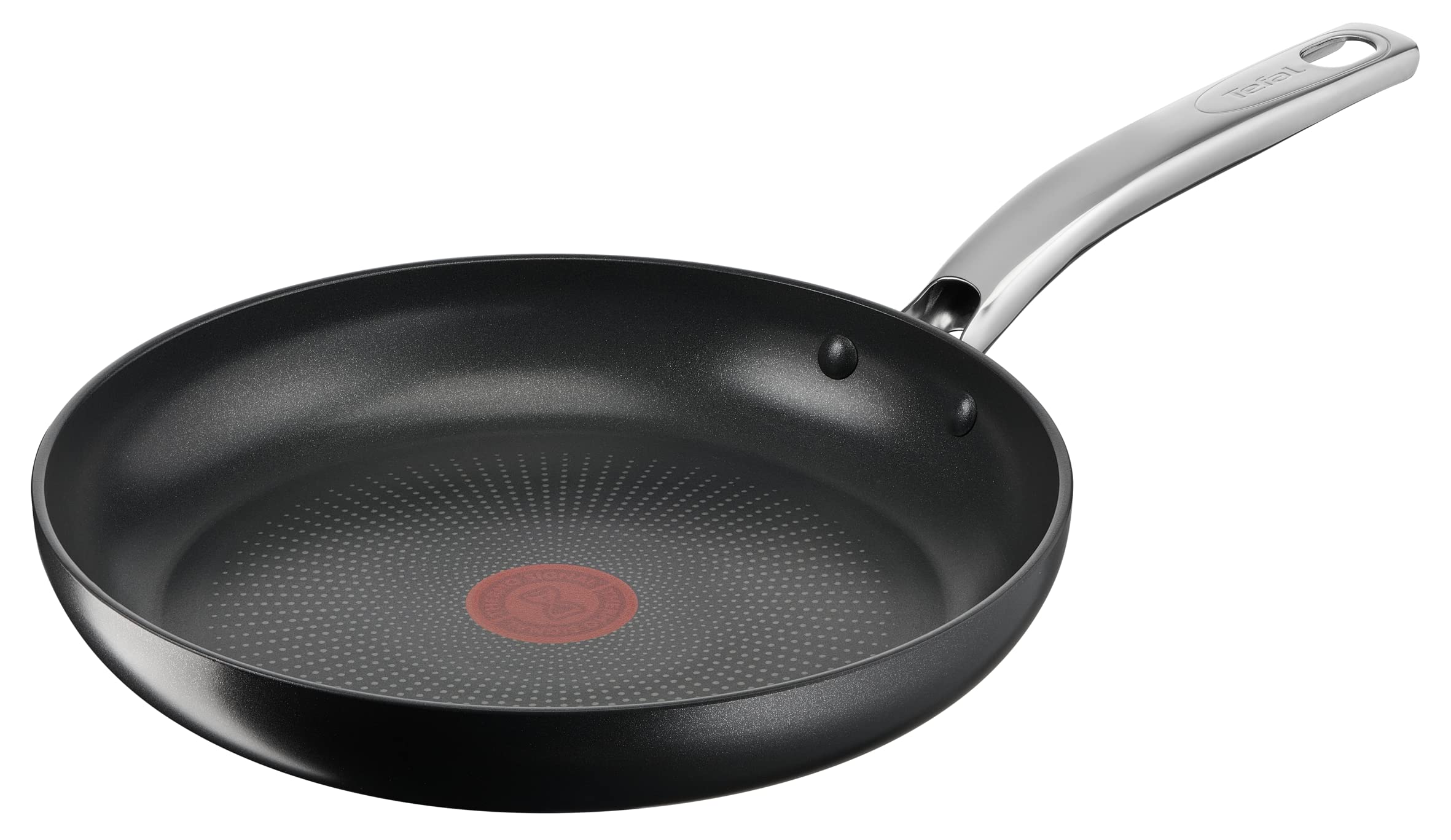 Tefal – Juego de 6 piezas, Sartenes y Ollas, Inducción, Antiadherente, Mango Resistente, Indicador Térmico Thermo-Signal, Intensium E589S617