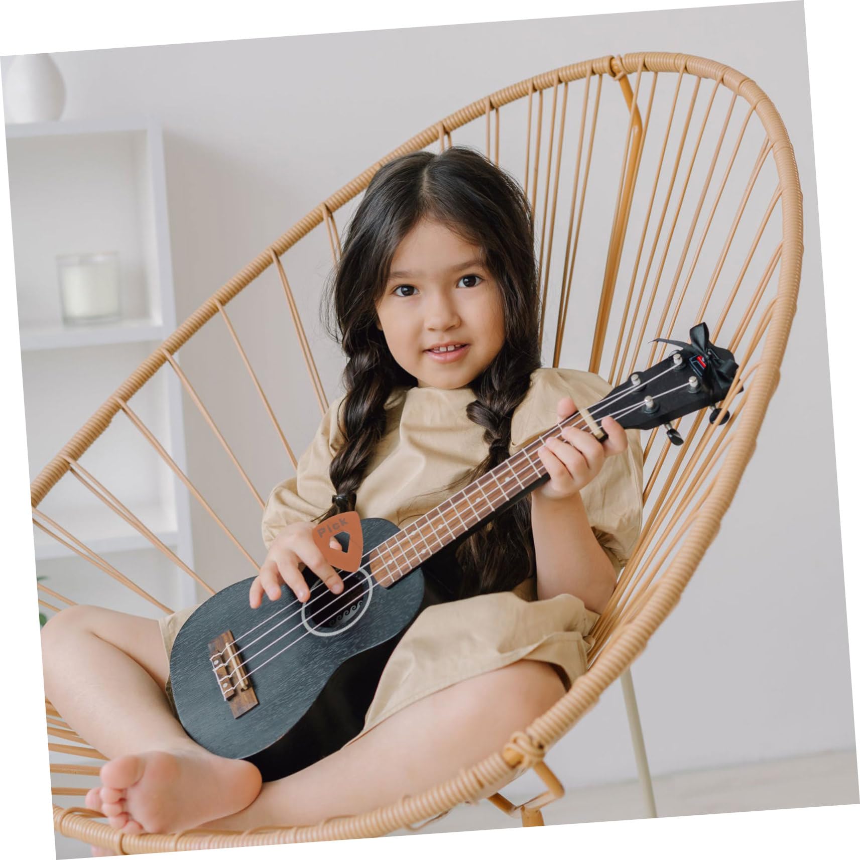 TOYANDONA 24pezzi Plettri Rinnovabile Per Chitarra e Ukulele Accessori Musicali Ergonomici e Resilienti Per Tutti Musicisti