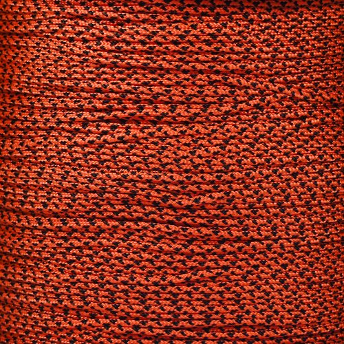 Paracord Planet 43kg Paracord – 1 Strand Type I Parachute Cord for Outdoors and DIY – Neon Orange Camo (7.5 m) — image 1