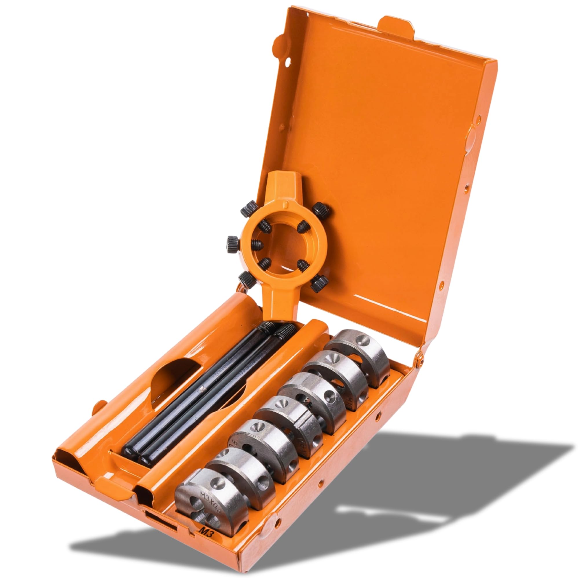 Lot de 8 tarauds DIN223 - Filetage M3-M12