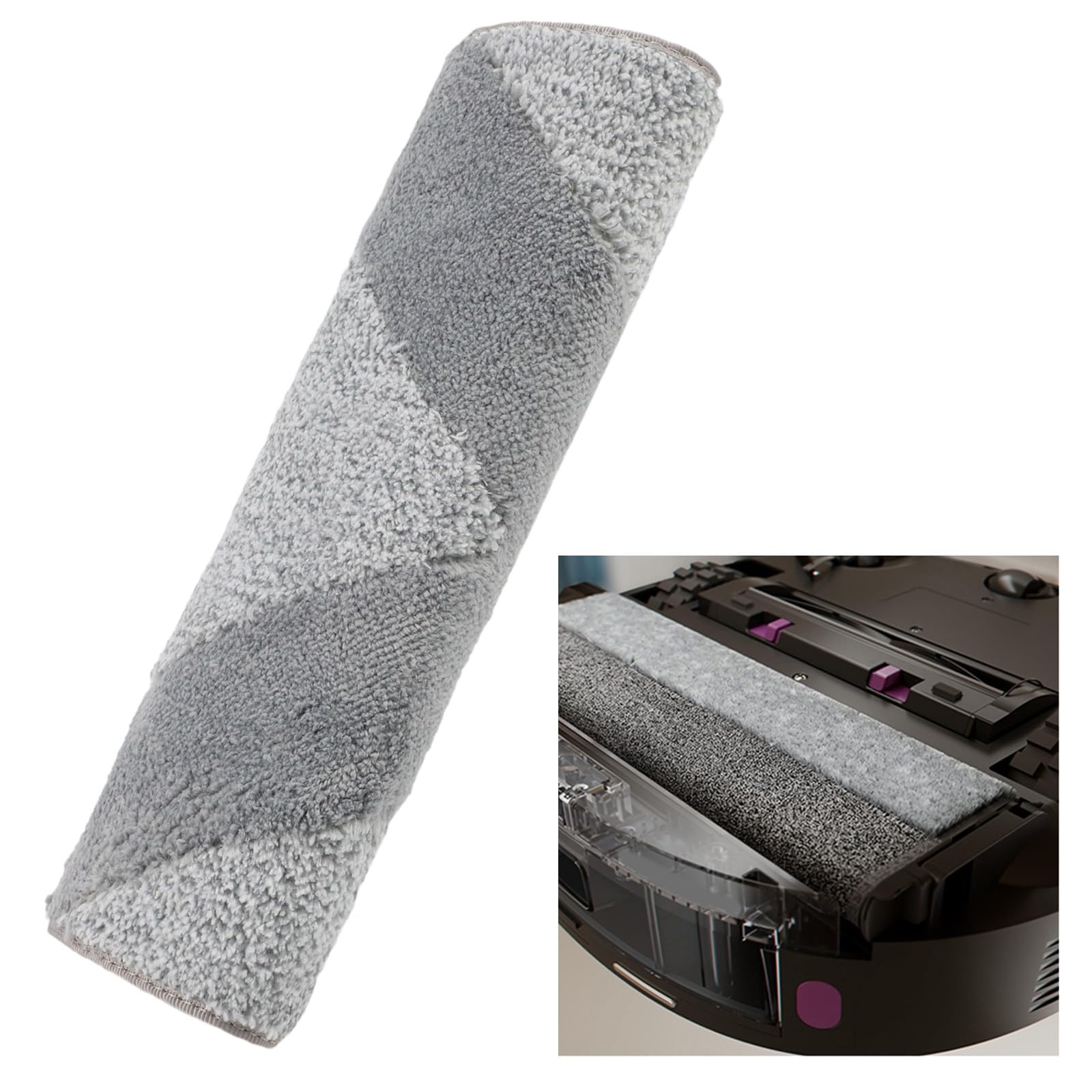 Reacement Mop Th per Eureka J20 Ro Uum Clner – Tappetino lavabile Lon e fibra ultra fine per un rivestimento profondo, accessorio riutilizzabile per pavimenti