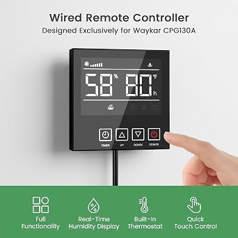 Waykar Remote Control for CPG130A Dehumidifier