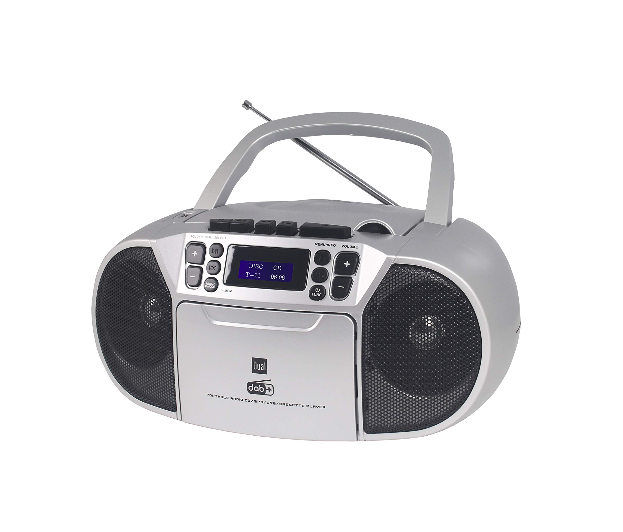 Buy Dual DABP 210 Cassette Radio with CD DAB(+)/FM Radio Boombox CD Player Stereo