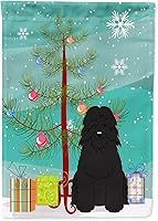 Vista 598 de Caroline's Treasures BB4243GF Bandera de jardín con texto en inglés «Merry Christmas» con texto en inglés «Merry Christmas», bandera decorativa