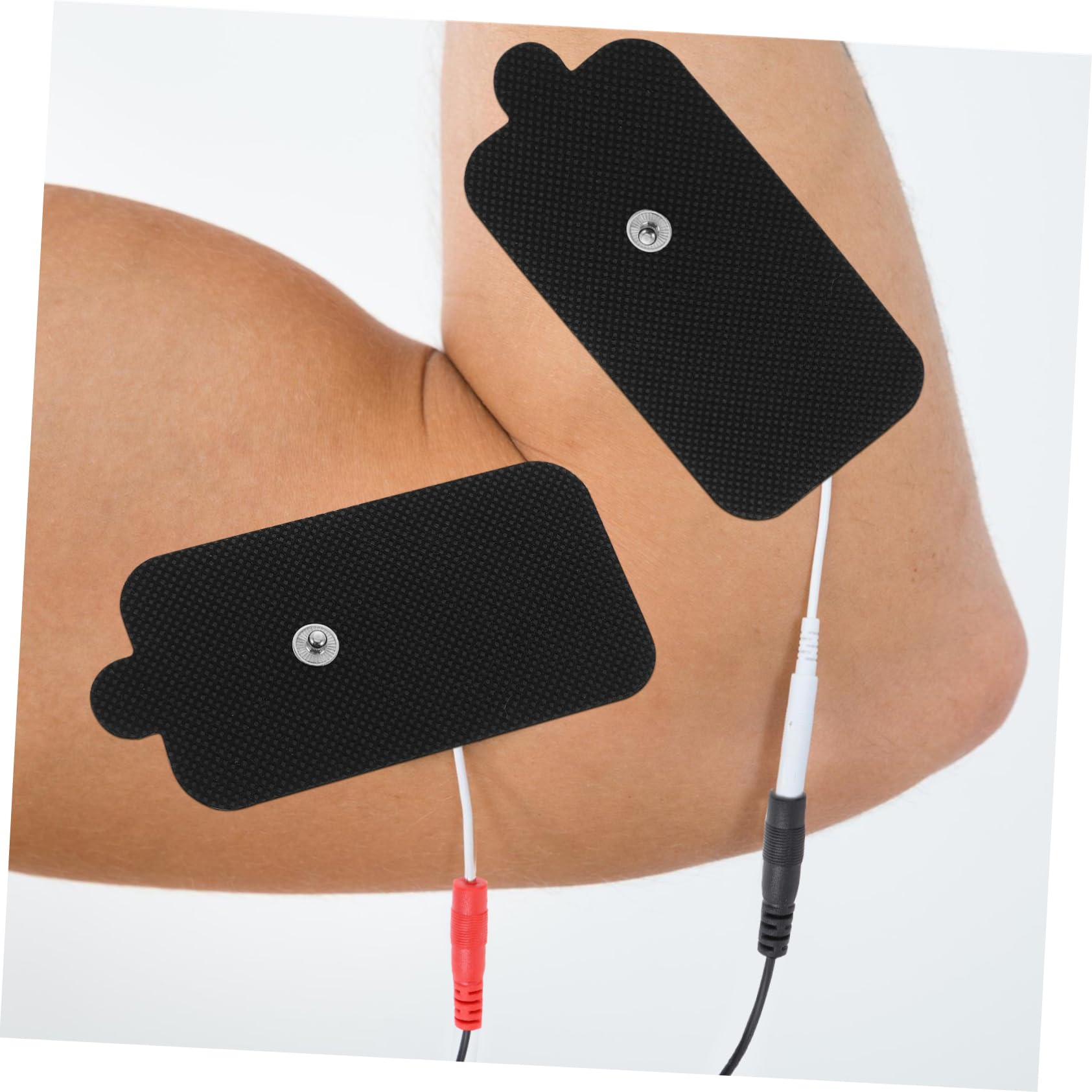 Beaupretty Lot De 4 Câbles De Connexion Pour Appareils De Massage Broches De 2 Mm Pvc Cuivre 4 Pièces X 4