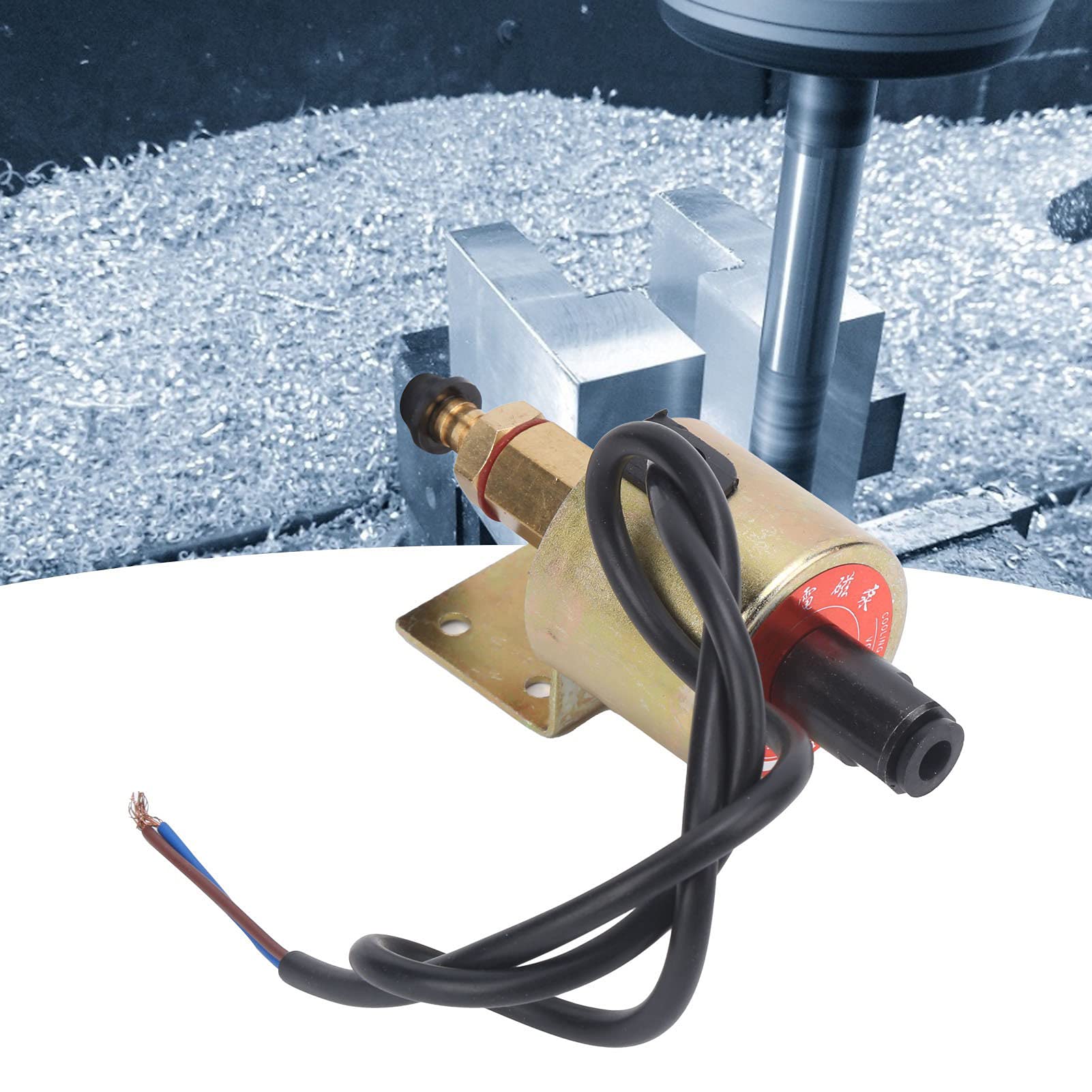 Elektromagnetyczna pompa olejowa, smarowanie pomp olejowych do frezarek AC220V z filtrem do tokarek do szlifierki do chłodzenia