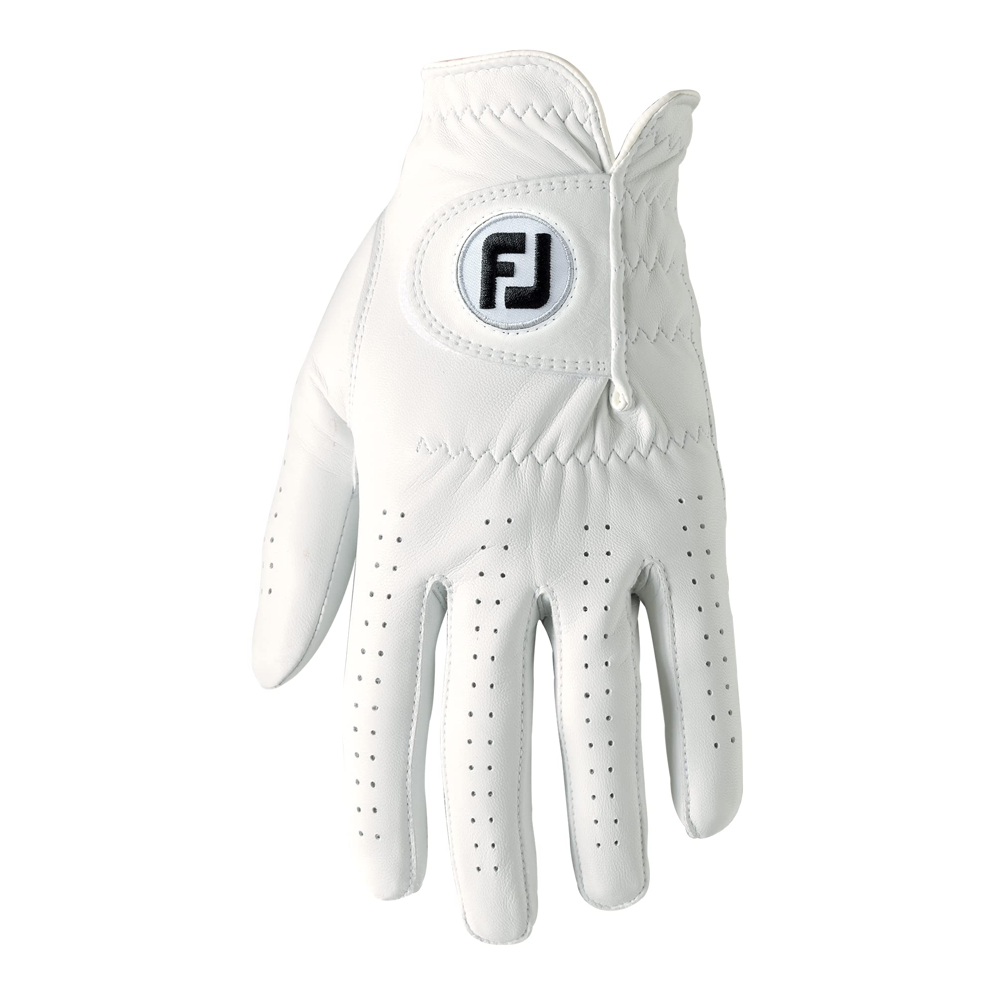 FootJoy CabrettaSof Cadet Golf Glove, White, M/L - Image 4