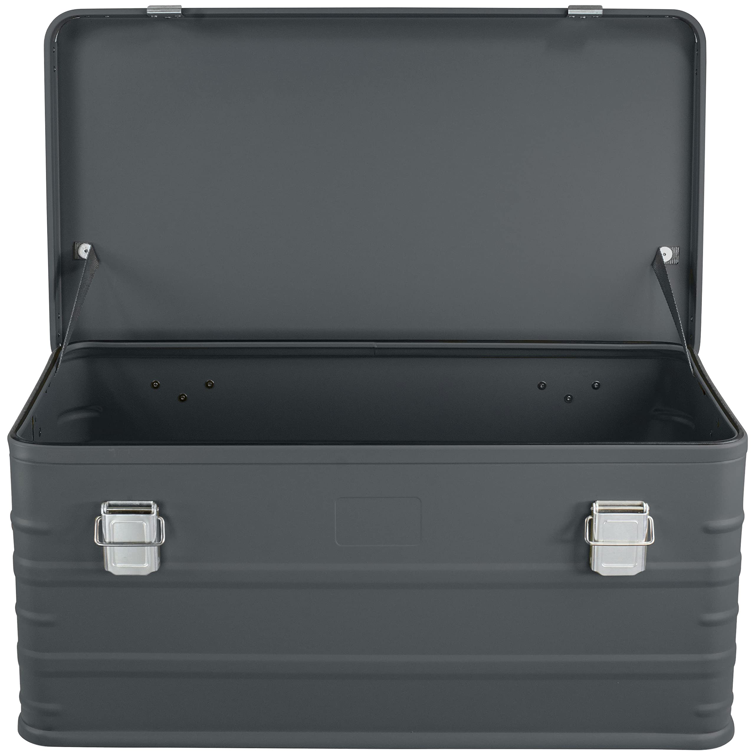 Eylar Crossover Aluminum Overland Storage, Trunk, Metal Cargo Case, Storage Box (95L Large, Gray)