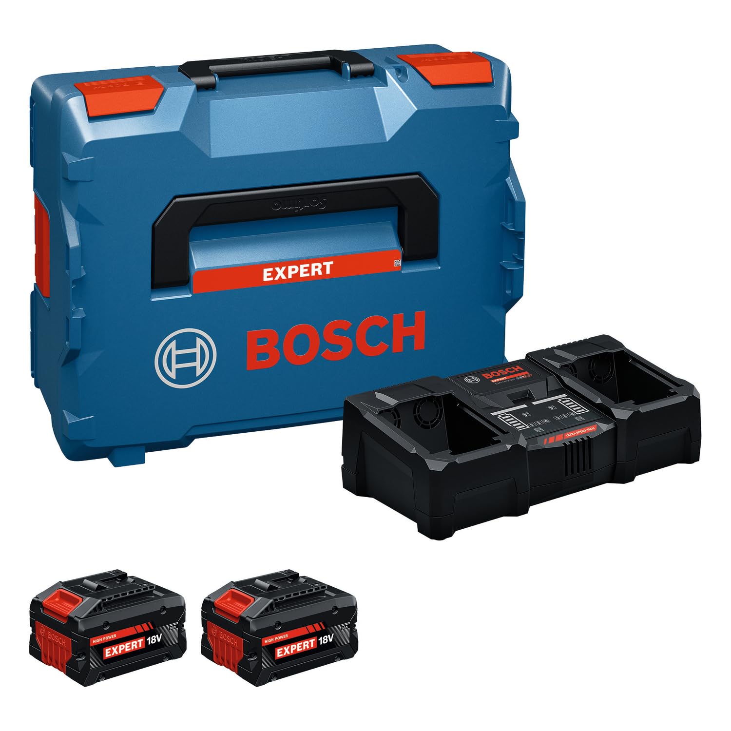 Bosch Starter-Set 2x EXBA18V-80 EXAL18V2-320