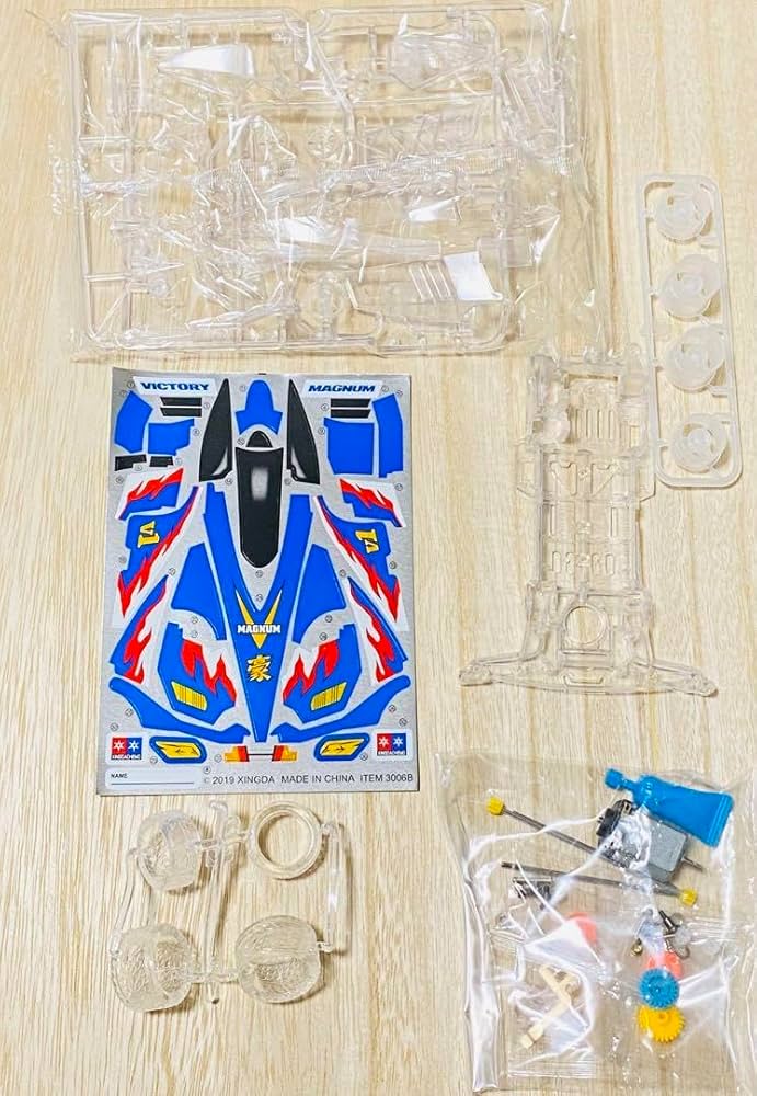 Amazon | ビクトリーマグナム ミニ四駆 クリアver 透明 海外 スーパー2