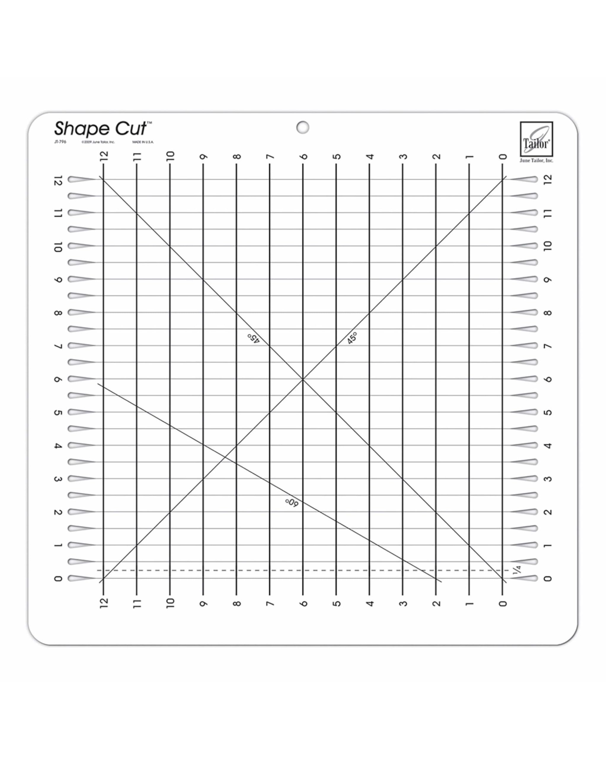 June Tailor Shape Cut Ruler, By The Yard