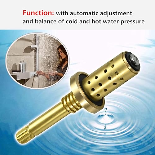 Miniatura 4 de Conjunto de husillo de control de flujo Temptrol TA-10 para cuerpos de ducha Symmons - se adapta a válvulas de ducha Temptrol