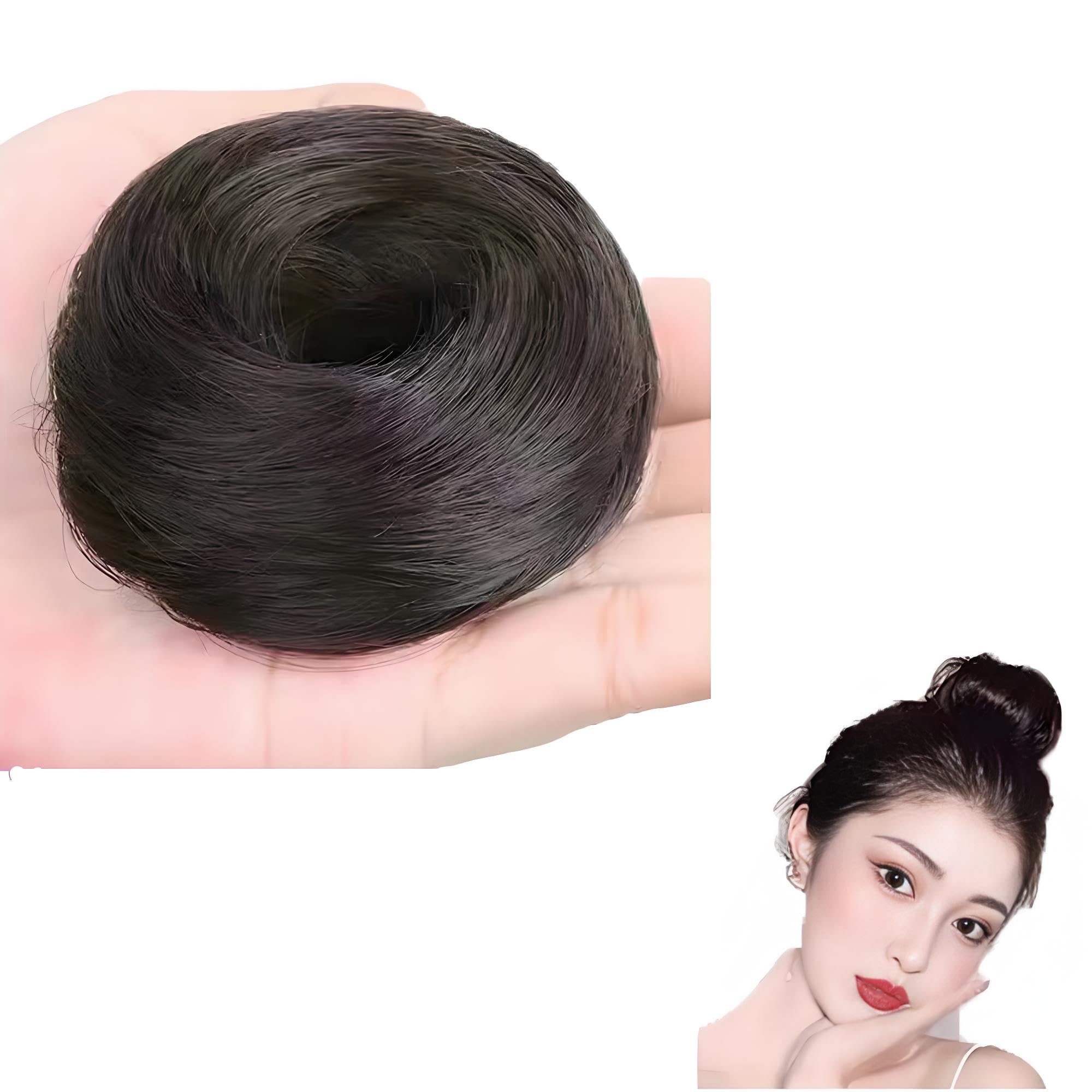 Amazon.co.jp: BaraRose つけ毛 お団子 おだんごウィッグ 小さめ