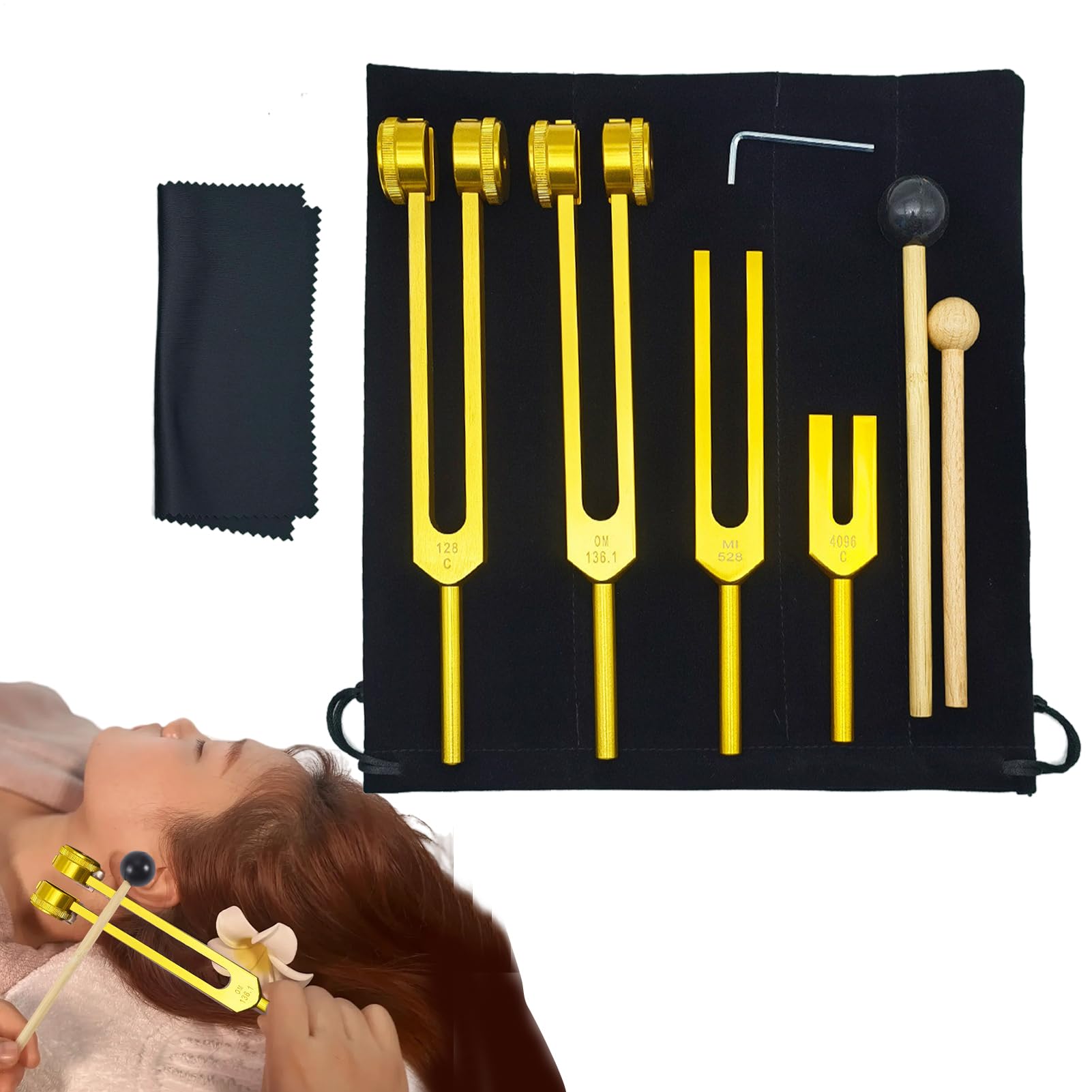 Vamend Instrument de en d'aluminium 128 Hz