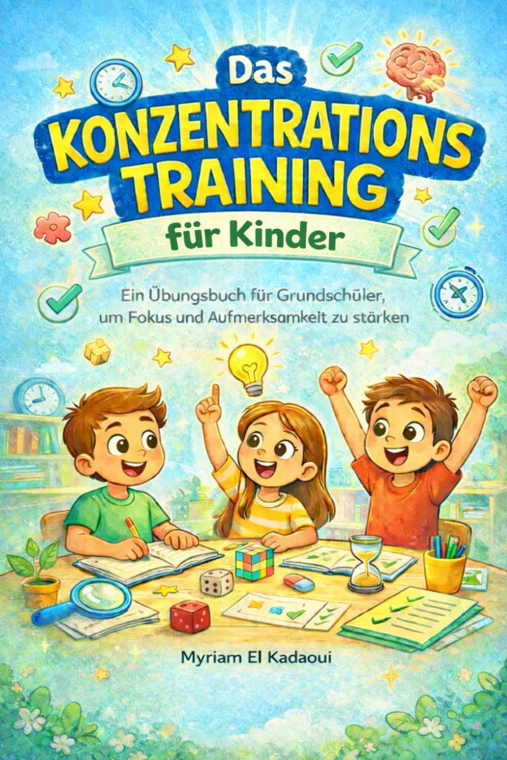 Das Konzentrationstraining für Kinder: Ein Übungsbuch für Grundschüler, um Fokus und Aufmerksamkeit zu stärken