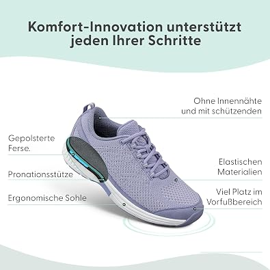 Orthofeet Coral Orthopaedic Women's Trainers