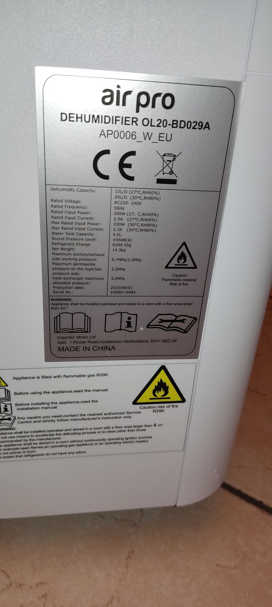 Deumidificatore Digitale Devology 20 Litri Al Giorno - App WI-FI - Modalità Di Sospensione, Timer 24 Ore Asciugatura Biancheria - Stampo Elettrico