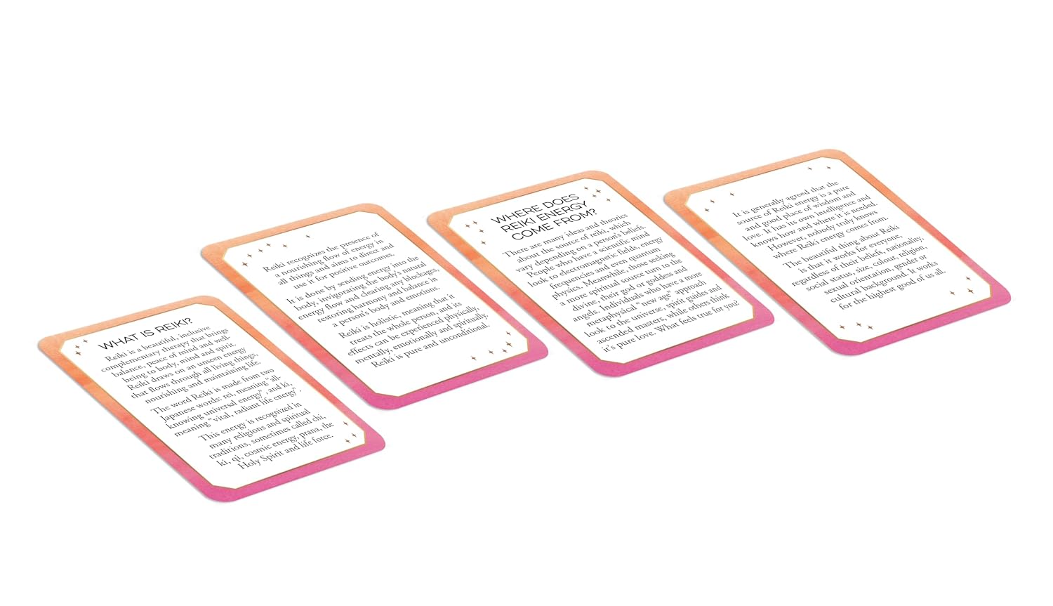 The Reiki Healing Card Deck: 52 Beautiful Cards with a Booklet Guide