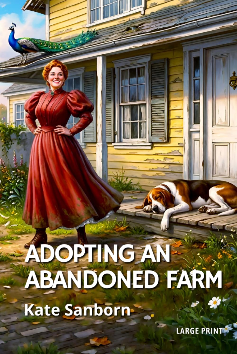 Adopting an Abandoned Farm: A Witty 1891 Memoir of a City Woman's Adventure in Rural New England (LARGE PRINT)